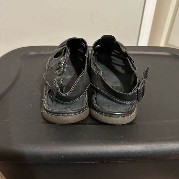 Dr Martens Size 13 Fisherman Leather Black Woven Adjustable Strap Sandals 11887 - Picture 3 of 6